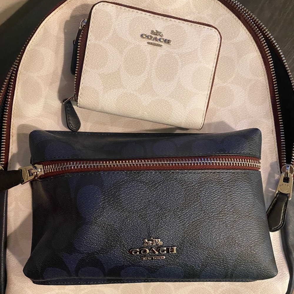 New with tags Coach backpack with wallet